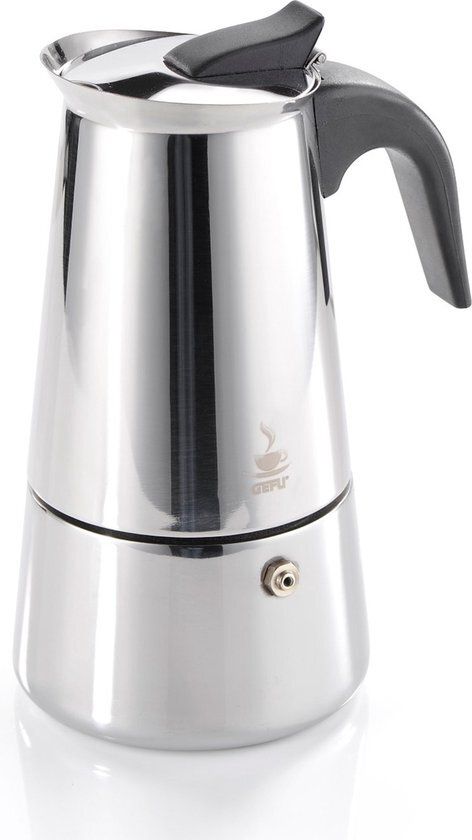 GEFU Espressomaker EMILIO - percolator -zilver - 6 kopjes
