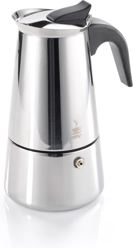 GEFU Espressomaker EMILIO - percolator - zilver - 2 kopjes