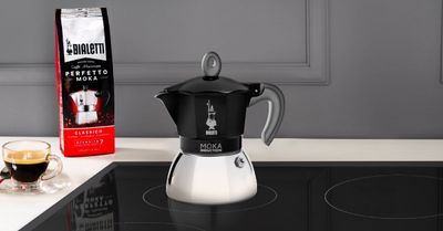 Bialetti Moka Inductie - percolator - Zwart - 6 kopjes