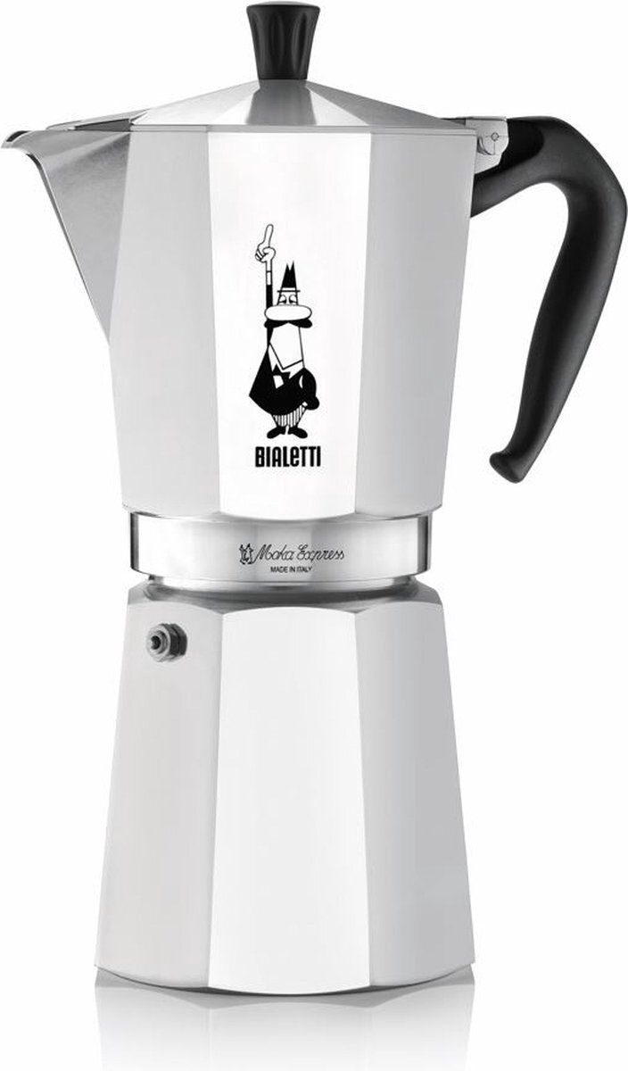 Bialetti Moka Express - percolator - zilver - 18 kopjes