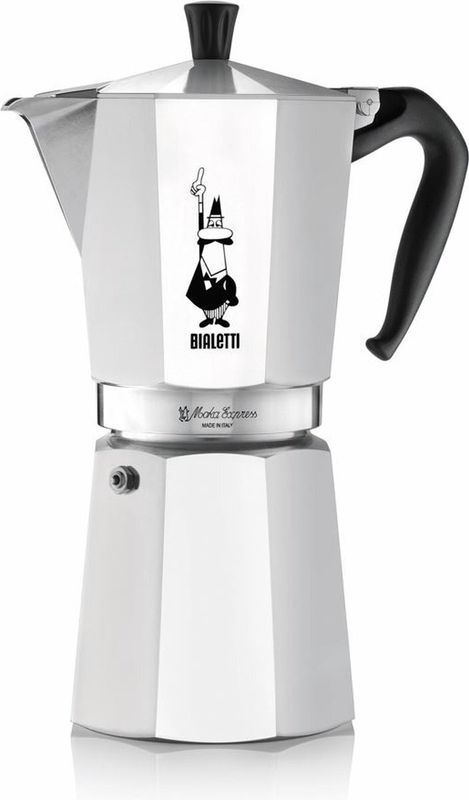 Bialetti Moka Express - percolator - zilver - 18 kopjes