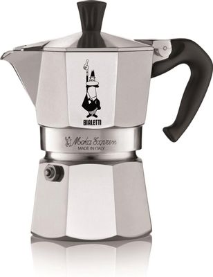 Bialetti Moka Express - percolator - zilver - 2 kopjes