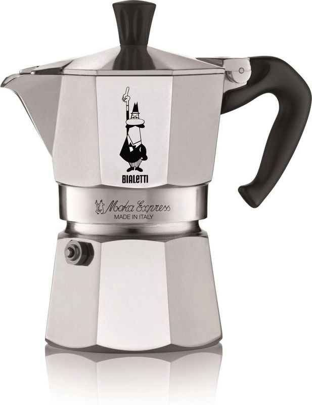 Bialetti Moka Express - percolator - zilver - 2 kopjes