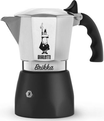 Bialetti Brikka - percolator - zilver - 4 kopjes