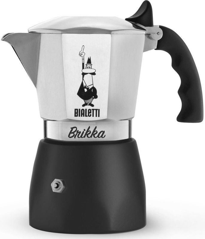 Bialetti Brikka - percolator - zilver - 4 kopjes