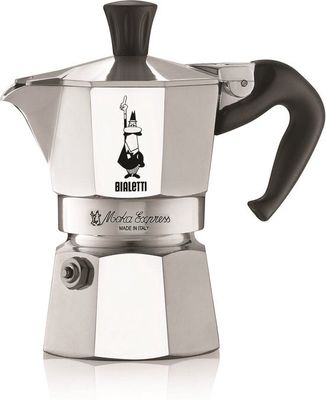 Bialetti Moka Express - percolator - zilver - 1 kopje