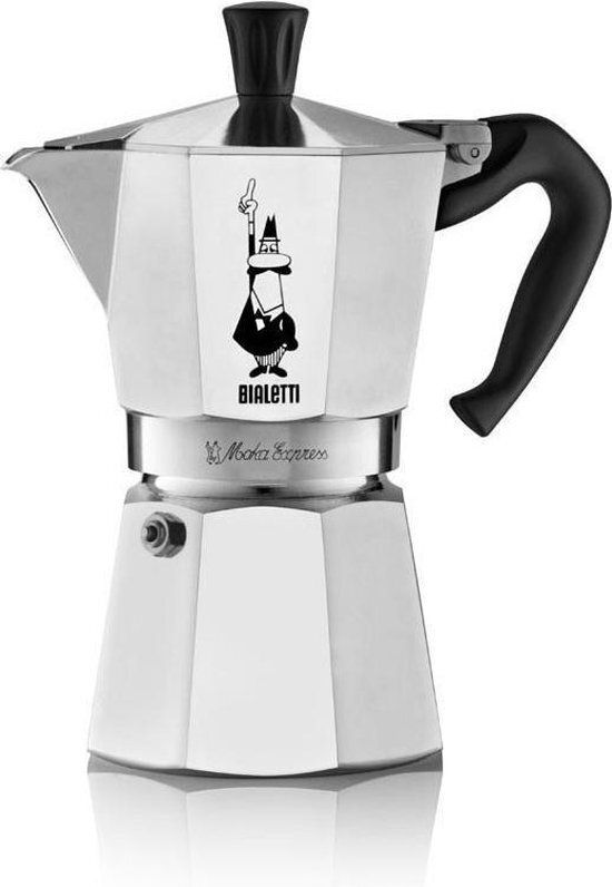 Bialetti Moka Express - percolator - zilver - 6 kopjes