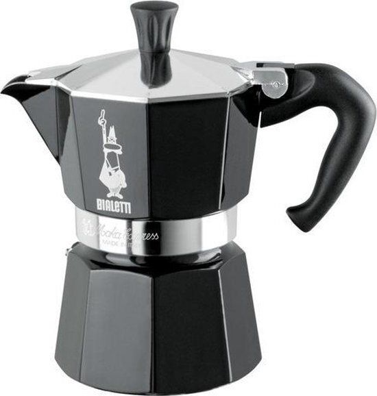 Bialetti Moka Express - percolator - Zwart - 3 kopjes