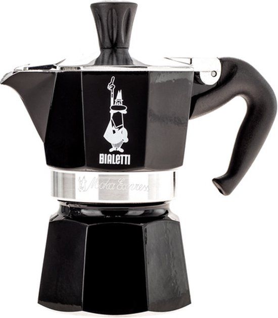 Bialetti Moka Express - percolator - zwart - 1 kopje