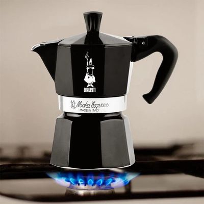 Bialetti Moka Express - percolator - zwart - 1 kopje