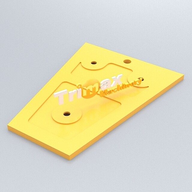 ASD-V3625II Lower Side Liner (2 Pcs per Crusher), Wear Life: Long Life Yellow Mn18Cr2