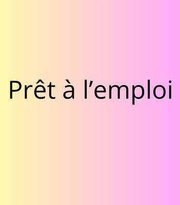 Prêt à l’emploi
