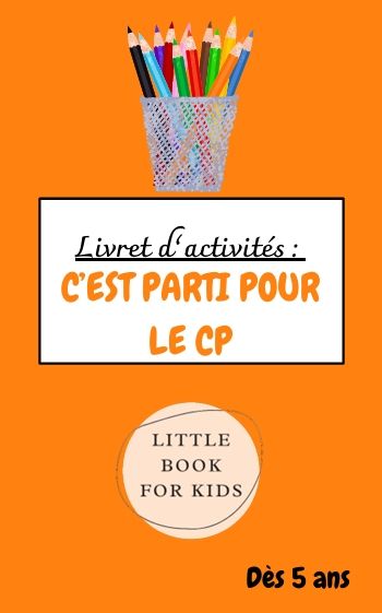 Livret d&#39;activité &quot;c&#39;est parti pour le cp&quot;