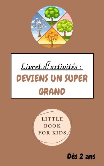 Livret d&#39;activité &quot;deviens un super grand&quot; PDF