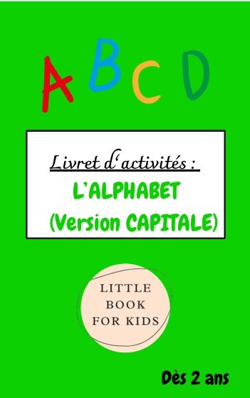 Livret d&#39;activité &quot;L&#39;alphabet (version capitale)&quot;