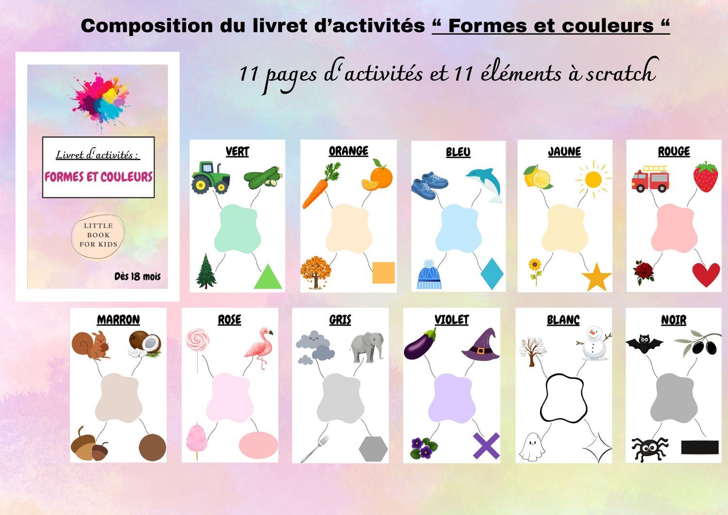Livret d&#39;activité &quot;Formes et couleurs&quot;