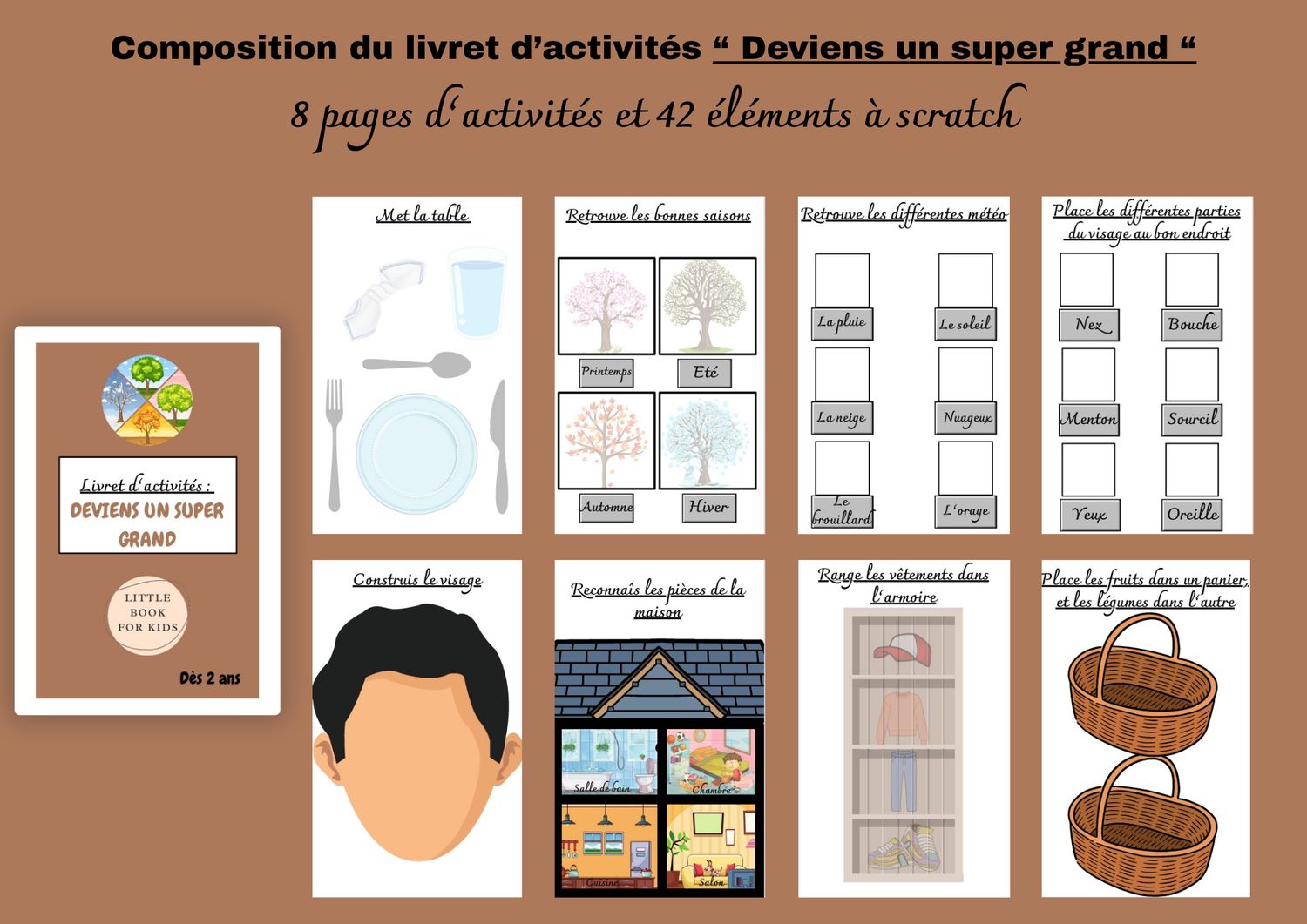 Livret d&#39;activité &quot;deviens un super grand&quot; PDF