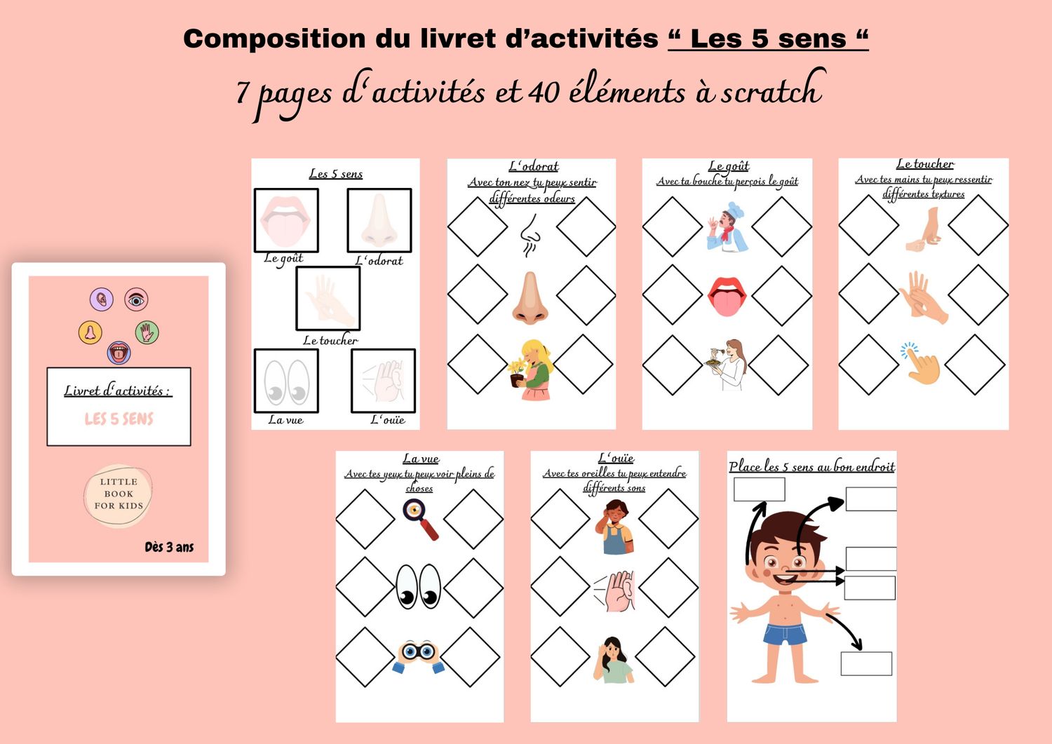 Livret d’activité les 5 sens