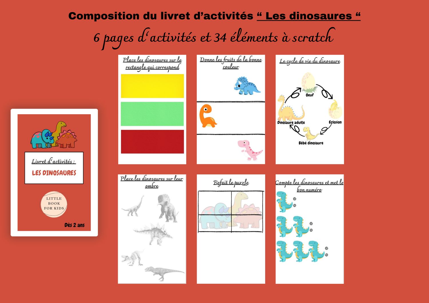 Livret d’activité « les dinosaures »