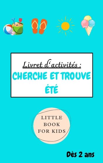 Livret d’activité &quot;cherche et trouve été&quot;