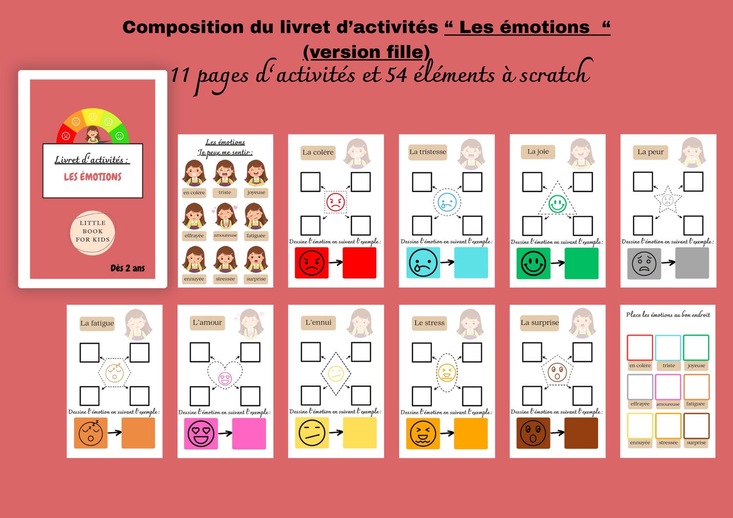Livret d’activités « les émotions »