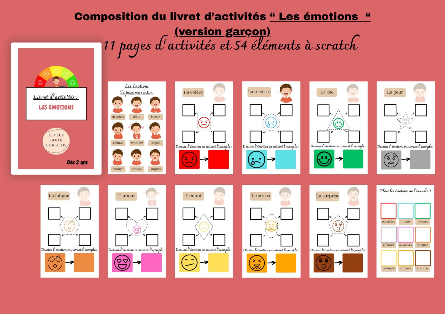 Livret d’activités « les émotions »