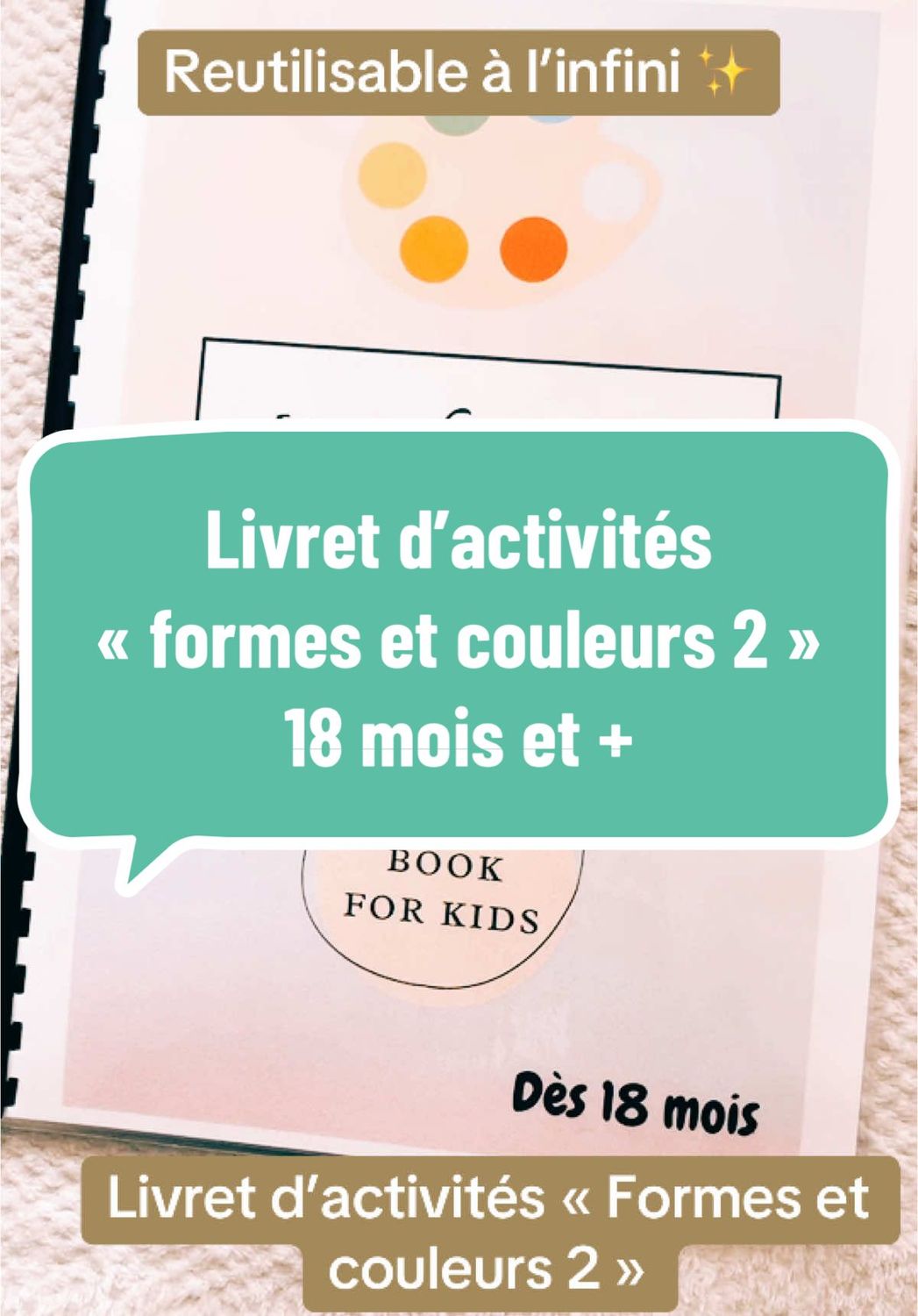 Livret &quot;Formes et couleurs 2&quot;