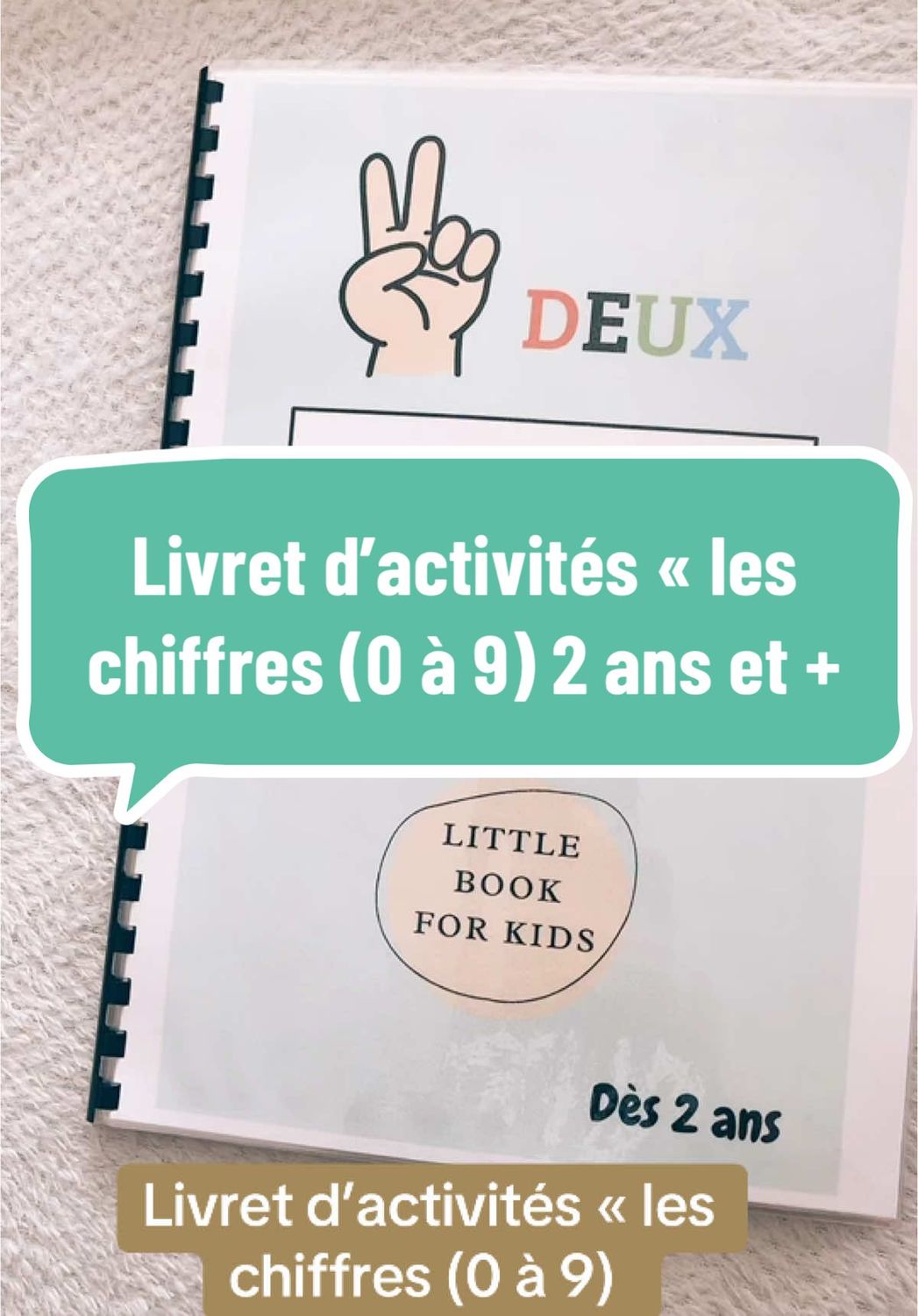 Livret d&#39;activité &quot;Les chiffres (0 à 9)&quot;