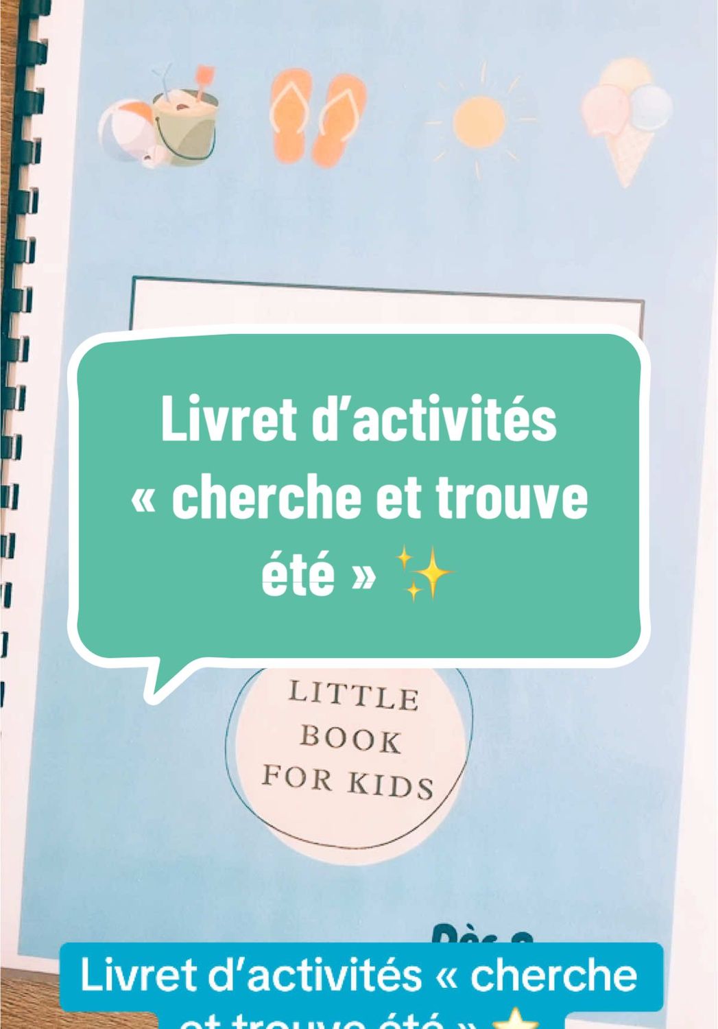 Livret d’activité &quot;cherche et trouve été&quot;