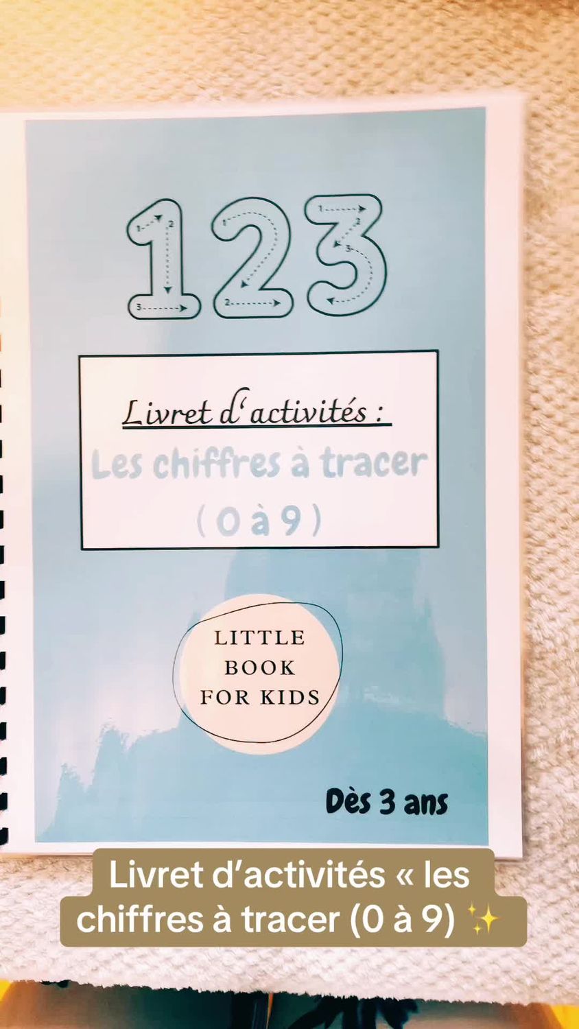 Livret d’activités « les chiffres à tracer (0 à 9) » PDF
