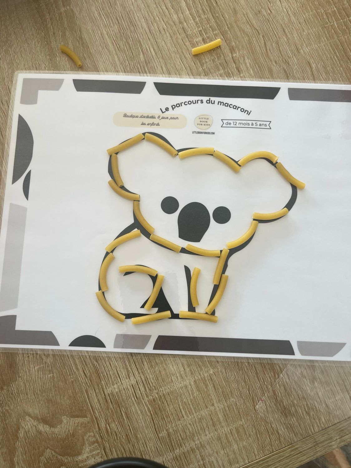 Kit d’activités « le parcours du macaroni »