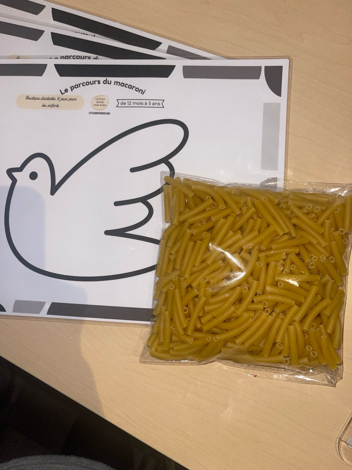 Kit d’activités « le parcours du macaroni »