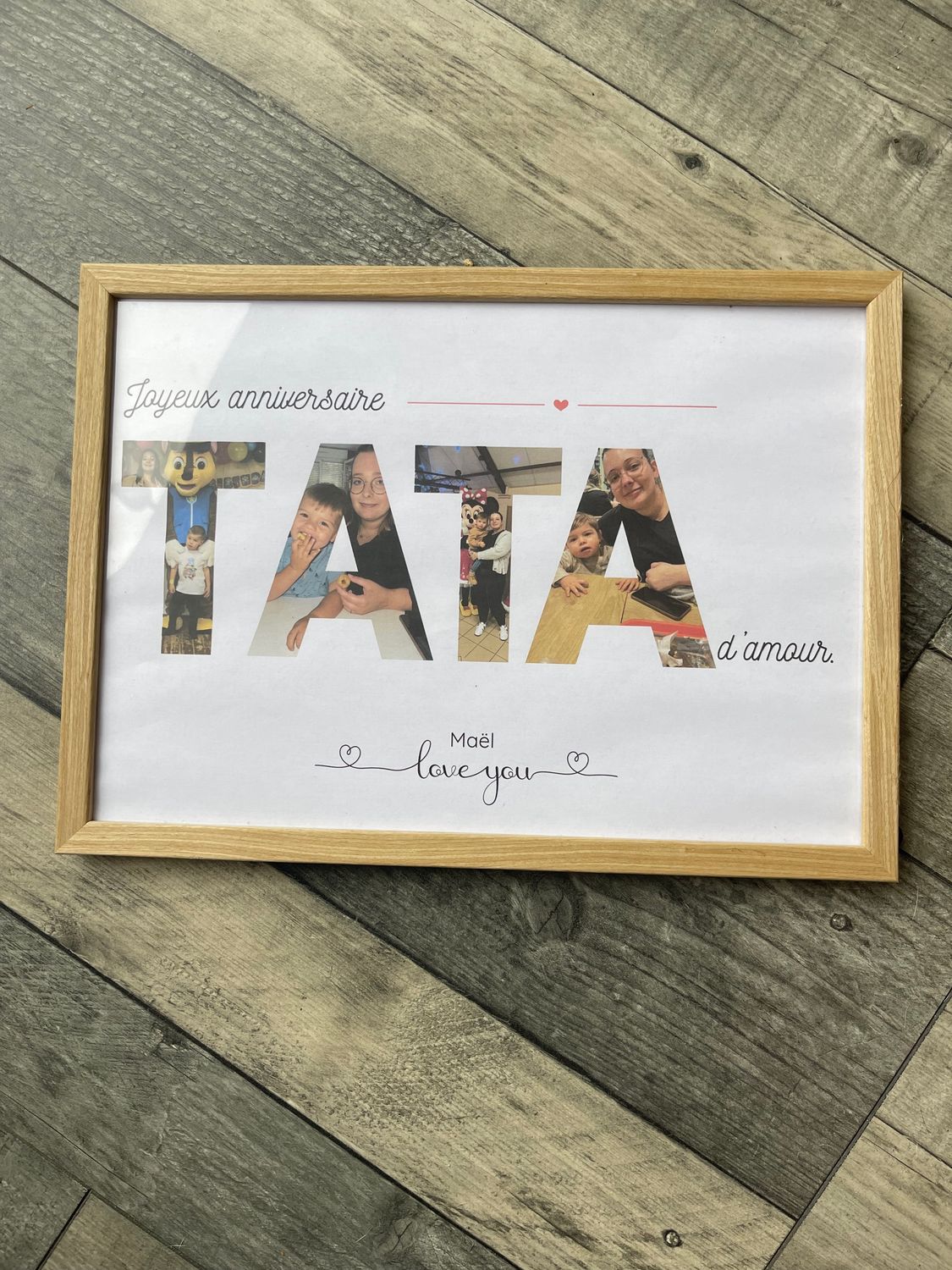 Cadre personnalisé - TATA