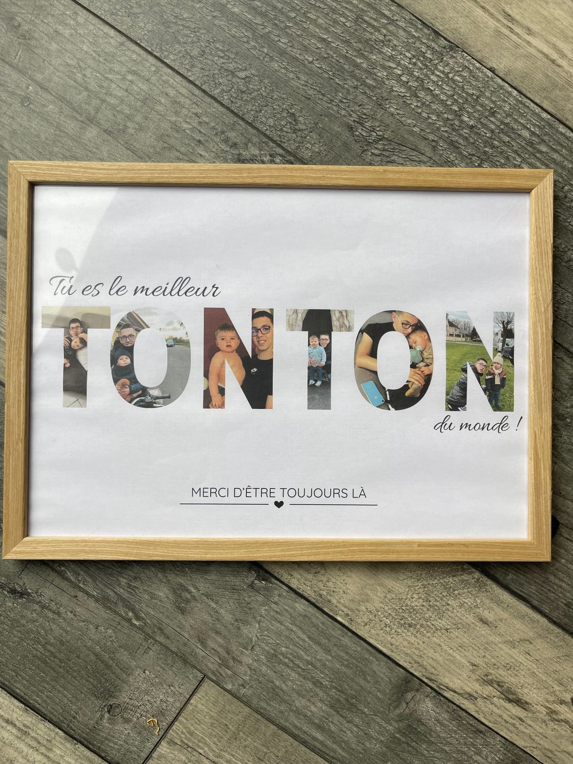 Cadre personnalisé - TONTON