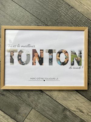 Cadre personnalisé - TONTON Cadre personnalisé - TONTON