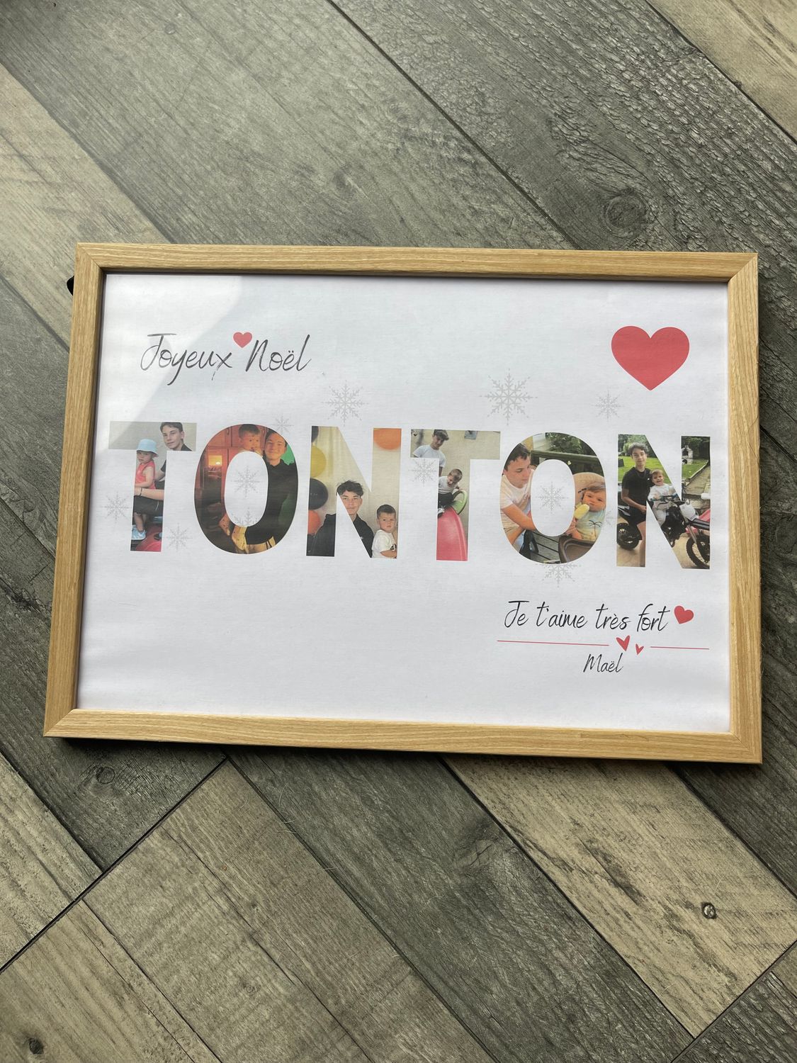 Cadre personnalisé - TONTON