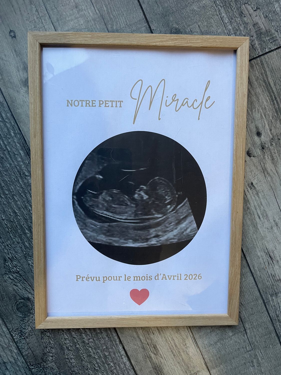 Cadre personnalisé - ECHOGRAPHIE