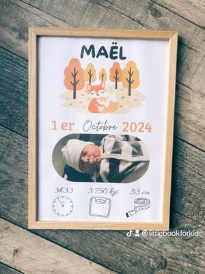 Cadre personnalisé - NAISSANCE