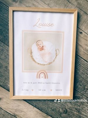 Cadre personnalisé - NAISSANCE