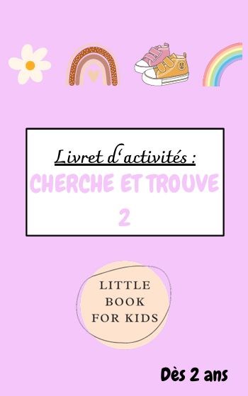 Livret d’activité &quot;cherche et trouve 2 &quot;