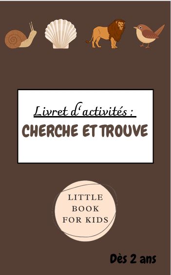 Livret d’activité &quot;cherche et trouve &quot;