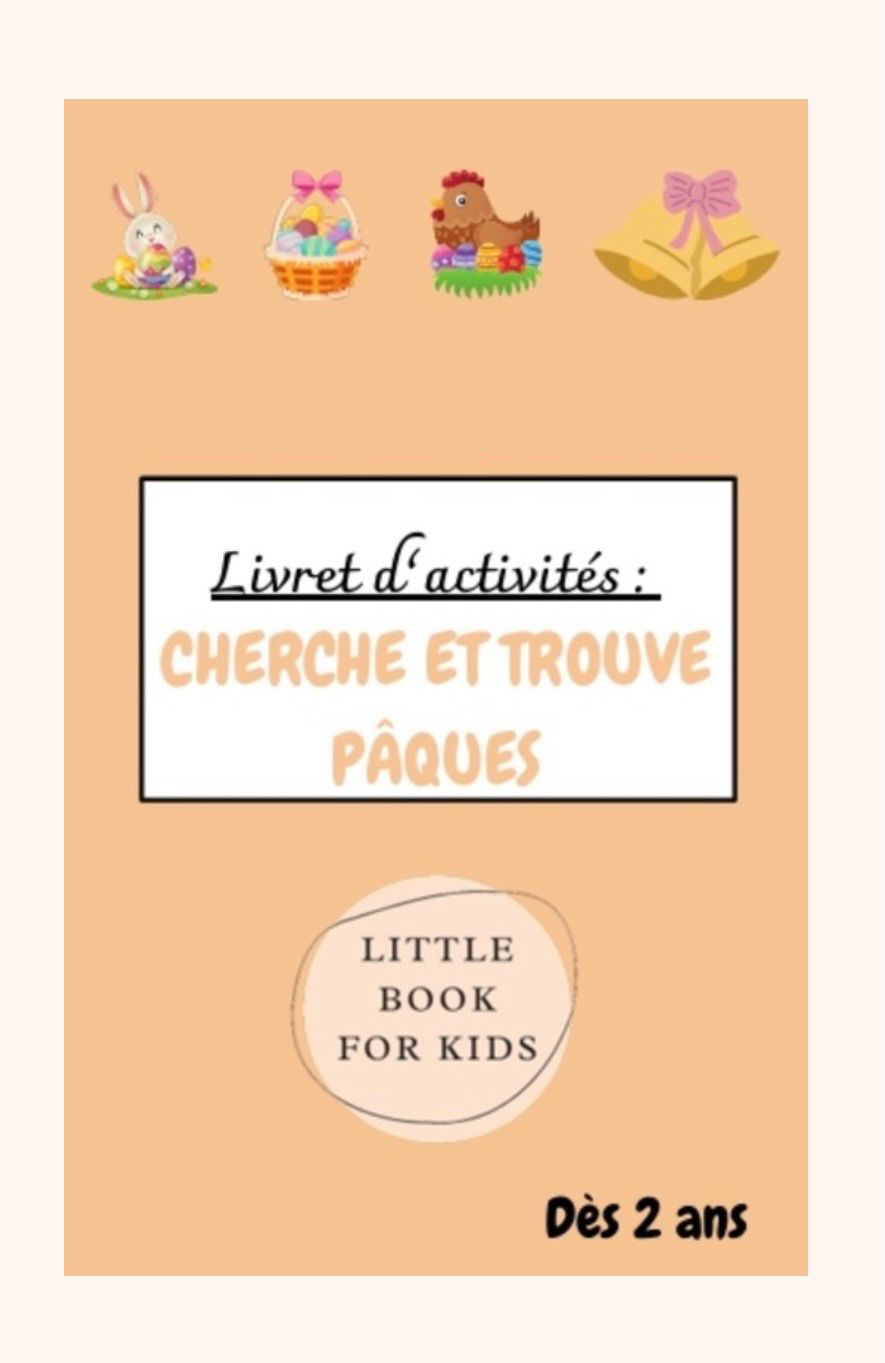 Livret d’activité &quot;cherche et trouve Pâques &quot;
