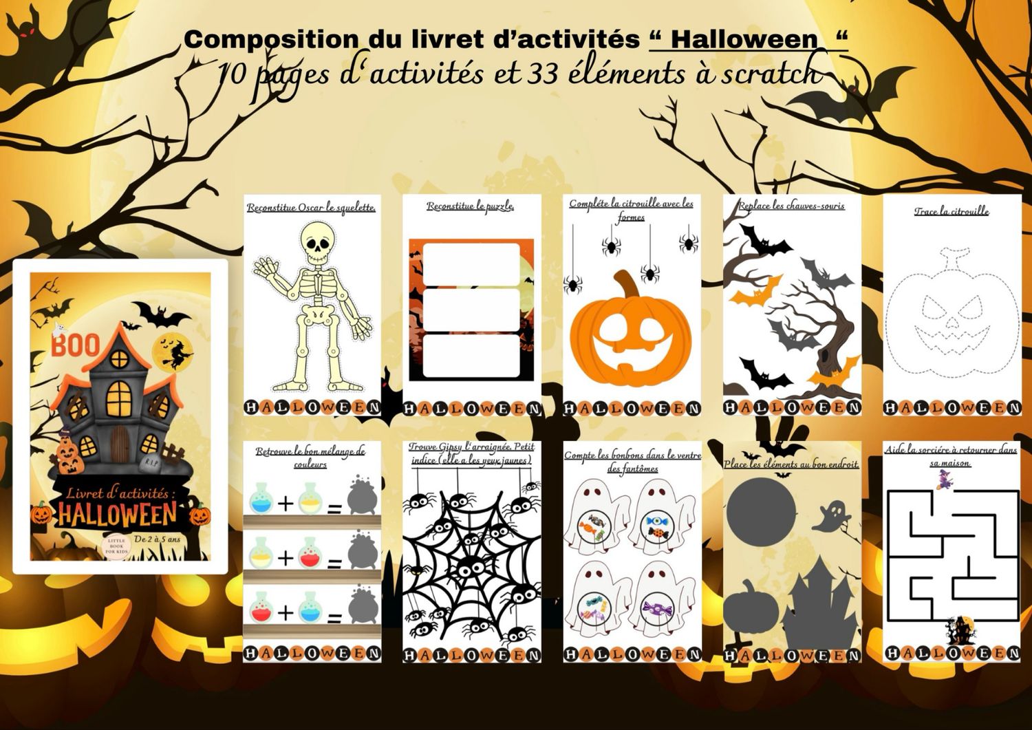 Livret d’activités « Halloween »