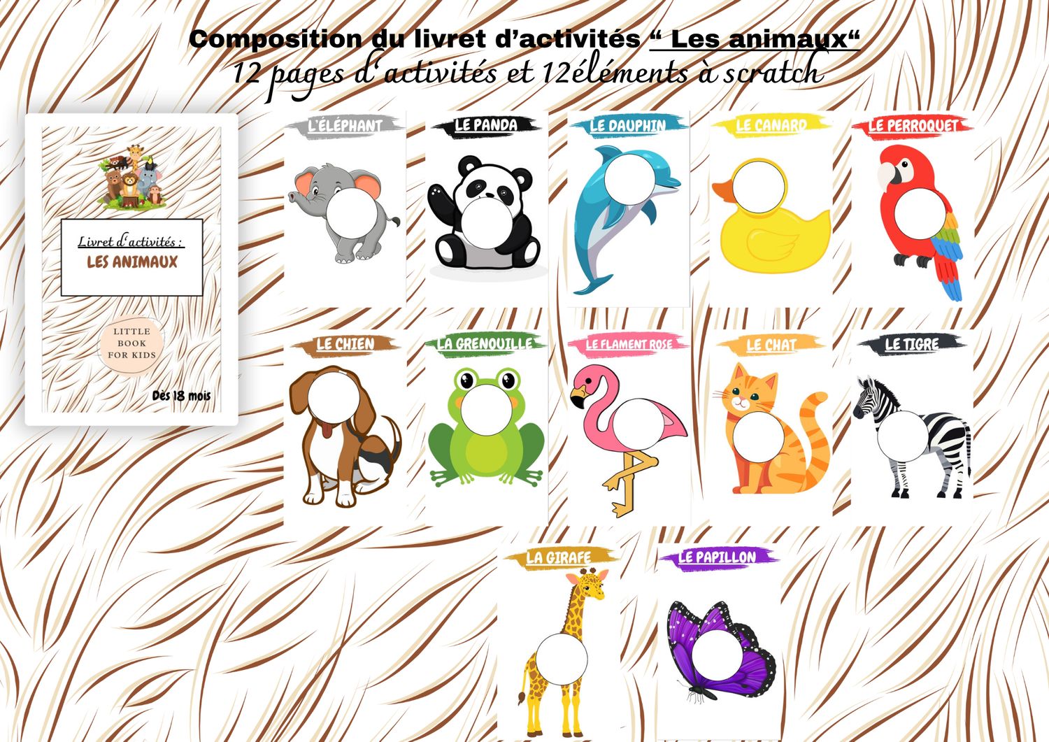 Livret d&#39;activités &quot;Les animaux&quot; PDF