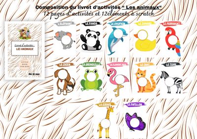 Livret d'activités "Les animaux" PDF