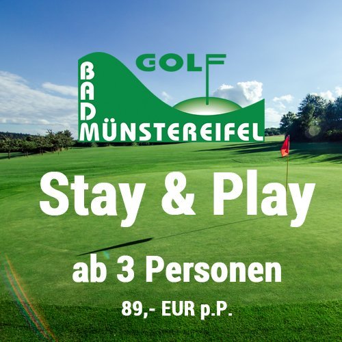 Stay & Play Golf Bad Münstereifel (ab 3 Personen)