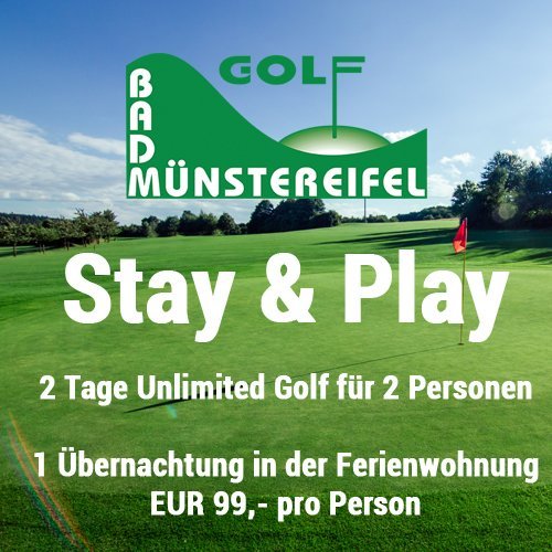 Stay & Play Golf Bad Münstereifel (2 Personen)