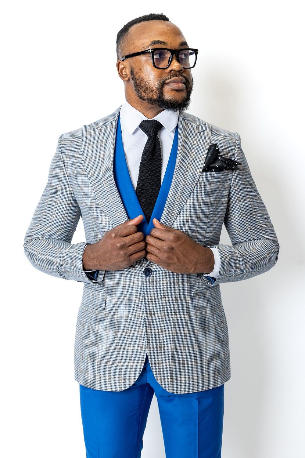 Franck La Scelta 100% Wool Tailored Made Ready-Wear Suite