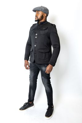 Classic Custom Made Scuba Jacket (Black) Classic Custom Made Scuba Jacket (Black)