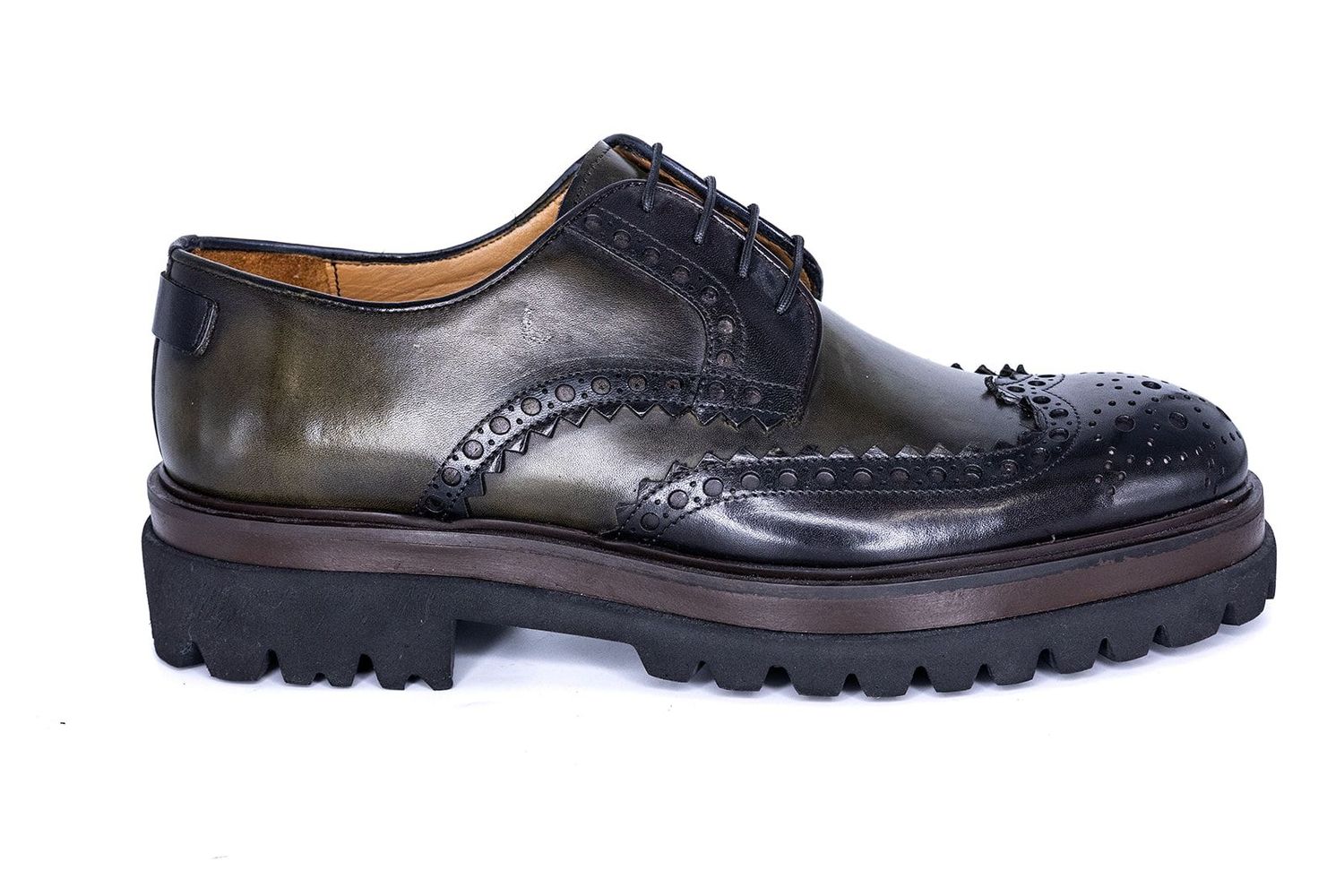 Franck La Scelta Oxford Wingtip Handmade (Olive)